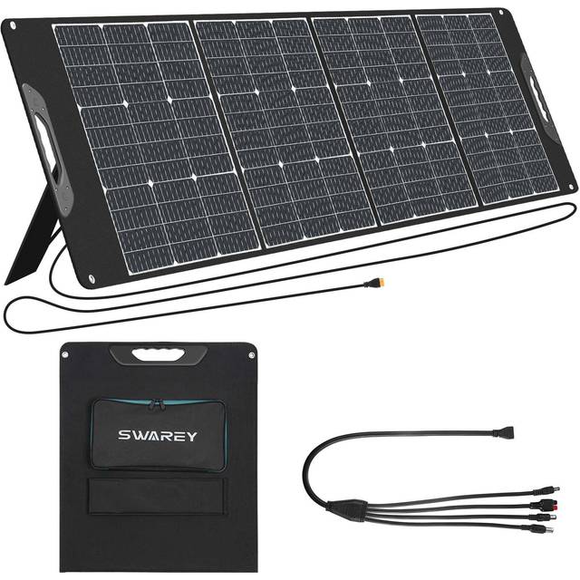 Foldable Solar Panel Solar Charger Solar Module Power Bank SWAREY 200W Type-C/USB