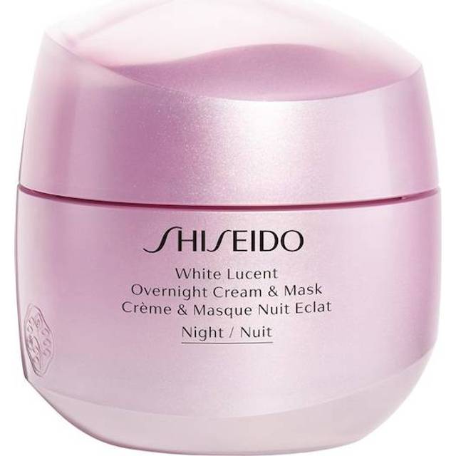 Shiseido White Lucent Overnight Cream & Mask Fuktgivande nattkräm och mask för korrigering av pigmentfläckar 75 ml