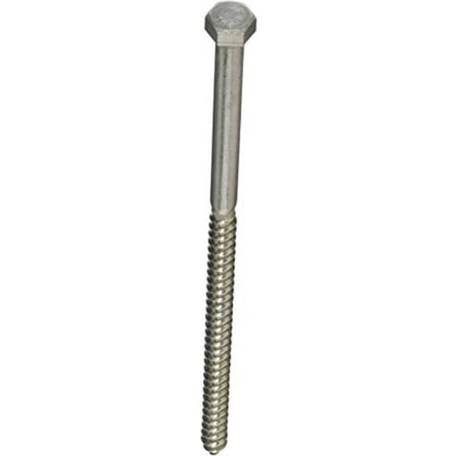 "Hillman964608 Stainless Steel Hex Lag Screw 3/8"""" x 8"""""