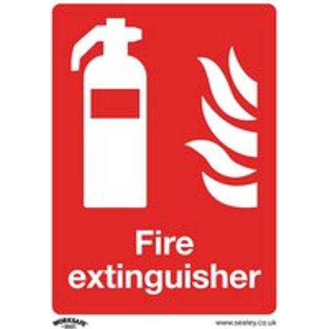 Worksafe SS15V1 Safety Sign Fire Extinguisher - Self-Adhesive Vinyl
