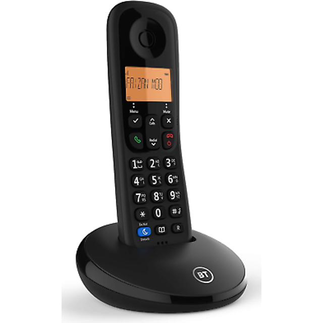Cordless landline phone basic call blocker, single handset, home use, bt
