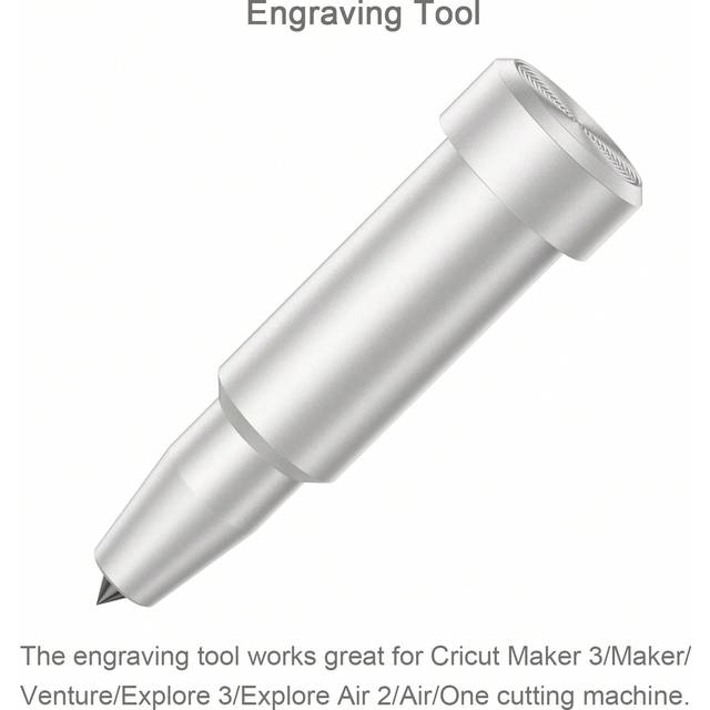 SHEIN 1pc Engraving Tool For  Maker 3/Maker/Venture/Explore 3/Air 2/Air/One, Premium Carbide Steel Engraving Tip For  Engraving Designs On Soft Metals, Leat