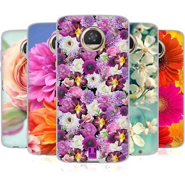 Head case designs flowers soft gel case for motorola phones