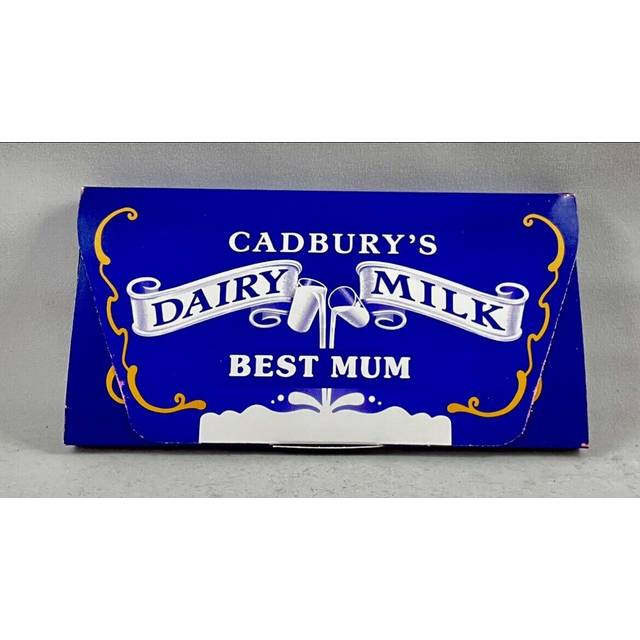Cadbury Dairy Milk Personalised Chocolate Bar Best Mum Classic 110g Mother's Day
