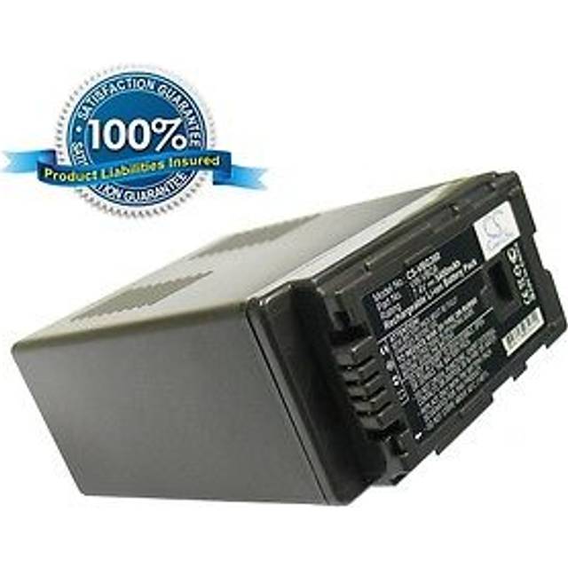 7.4v battery for panasonic vw-vbg6, vw-vbg6-k, vw-vbg6ppk, sdr-h50, gs98gk, ss10
