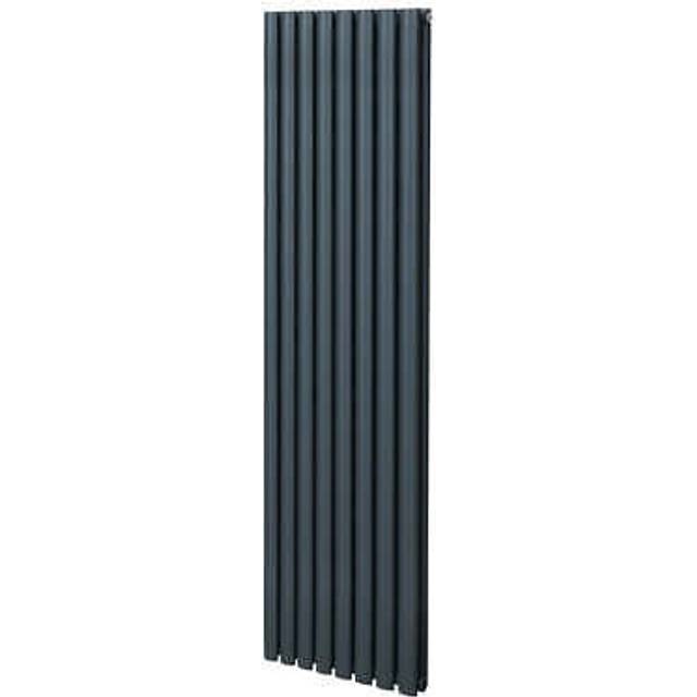 Monster Shop Oval Column Radiator - 1800Mm X 480Mm - Anthracite Grey, Grey