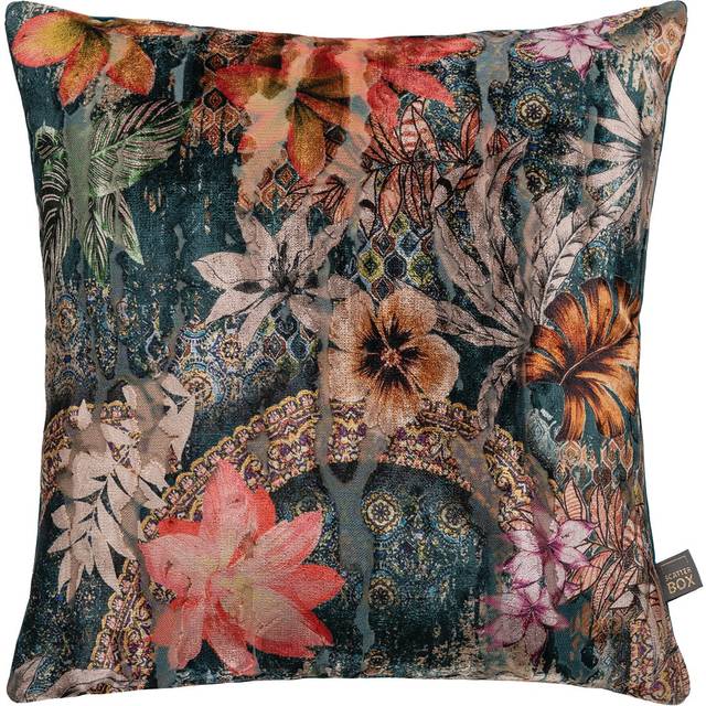 Scatter Box Havana Velvet Cushion, Teal