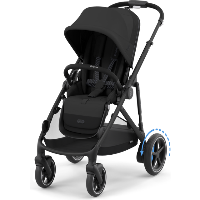 Cybex e-Gazelle S Søskendevogn Moon Black