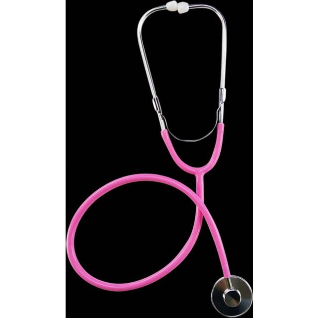SHEIN Pink, 1:1 Metal Simulated Stethoscope Toy For Children&#39;s Pretend Play As Doctor Or Nurse In Kindergarten Pretend Play Toy, Stethoscope Toy Children,Nu