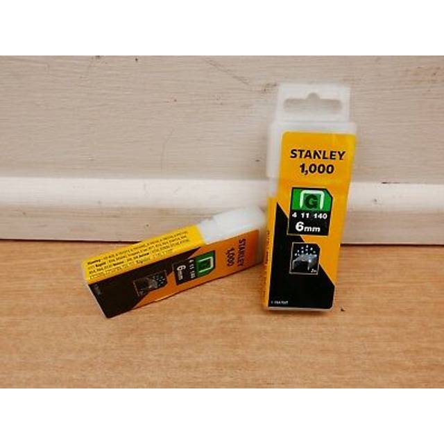 1-TRA704T 5000 x Heavy Duty Staples 6mm TRA704 Sharpshooter Type g - Stanley