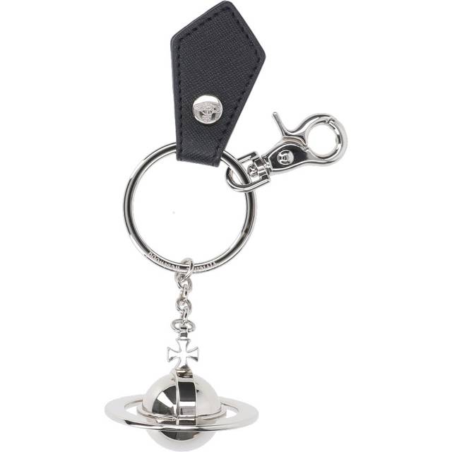 Vivienne Westwood 3d Orb Keyring Metal Black-saffiano One Size Unisex - BLACK-SAFFIANO
