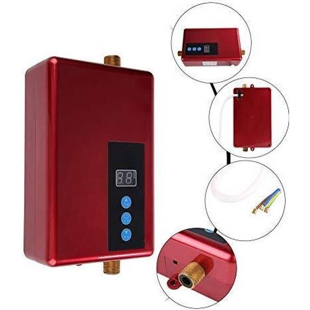 Water Heater |Electric Instant Water Heater Tankless Shower Hot Water System for Bathroom Kitchen Washing