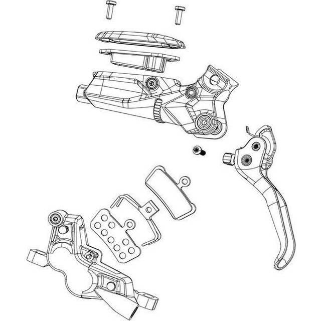 complete brake caliper Sram Maven - Noir