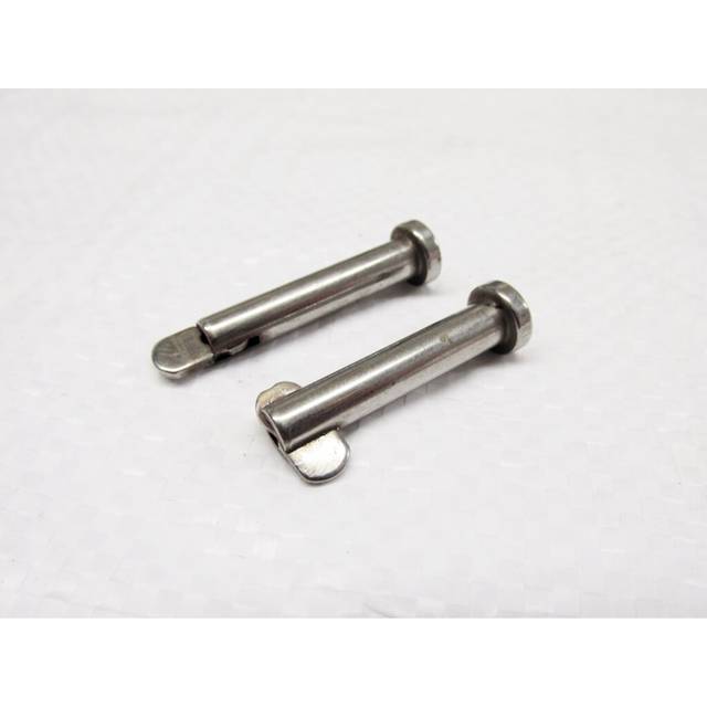 Stainless Steel Safety Clevis Pins 8MM x 26MM X2 (Drop Nose Hinge)