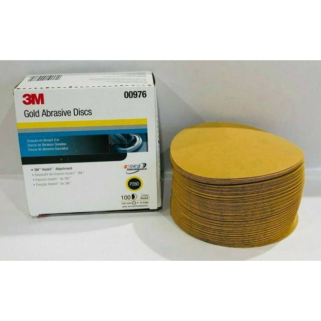 3M 00976 Hookit Gold 6 P280A Grit 216U Disc