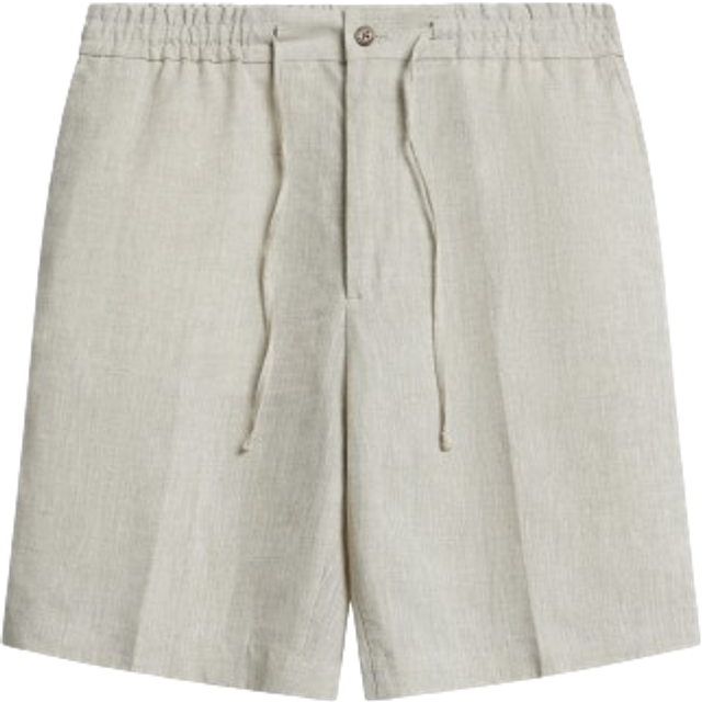 Baron Linen Shorts Herr, 46, Safari Beige