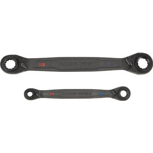 Klein Tools 41 Ratcheting Wrench Set SAE 2Piece