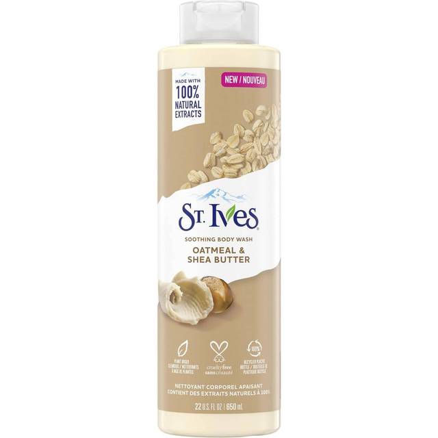 St. Ives, Soothing Body Wash, Oatmeal & Shea Butter, 22 fl oz (650 ml)