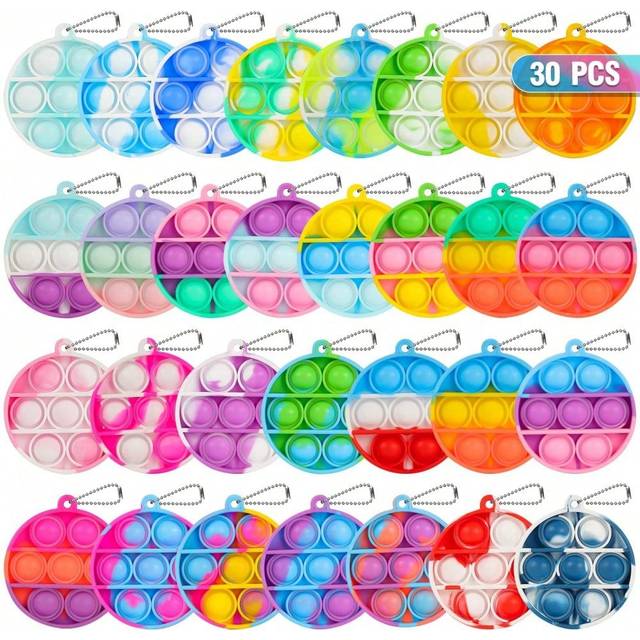SHEIN 20/30/40/50/80 Pcs Easter Basket Fillers, Keychains & Mini Toys, Party Favors Suitable For 4-8, 8-12 Years Old Boys & Girls, Children Small Prizes, Cl