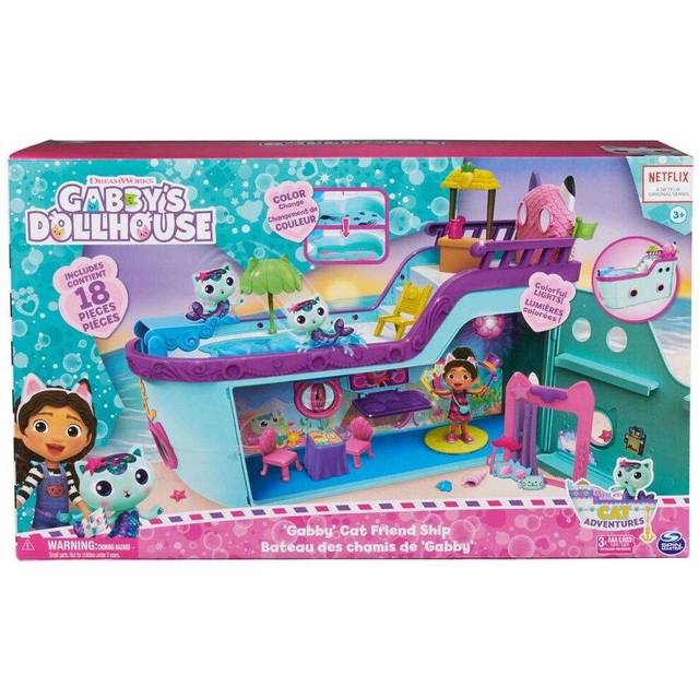 Gabby's Dollhouse, Gabby Cat Friend Ship Cruise Ship Toy
