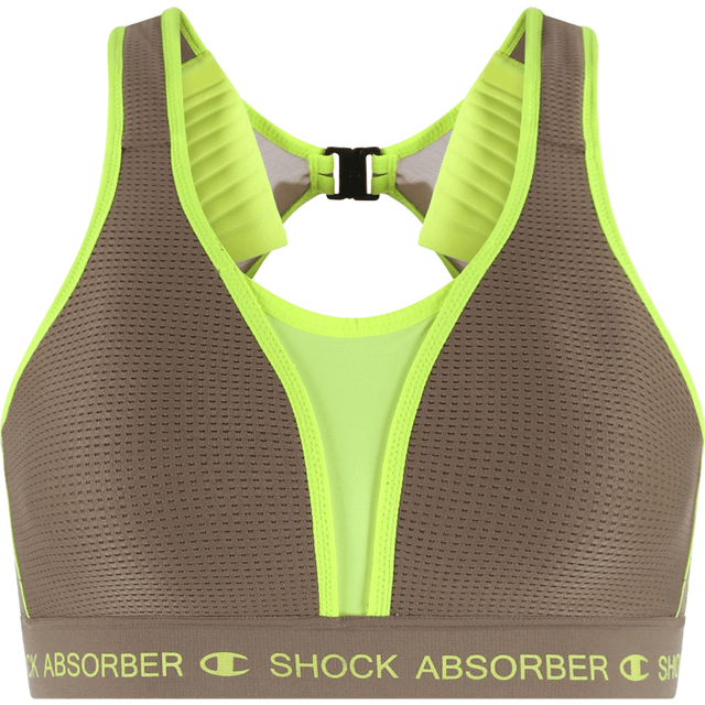 Shock Absorber Ultimate Run Bra Padded 70F - Grå Sport-BH för löpning med optimal stöd och komfort