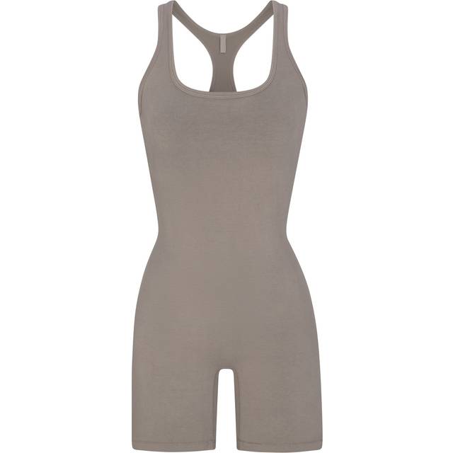 SKIMS Gray Outdoor Mid Thigh Jumpsuit - Smoke - XXS