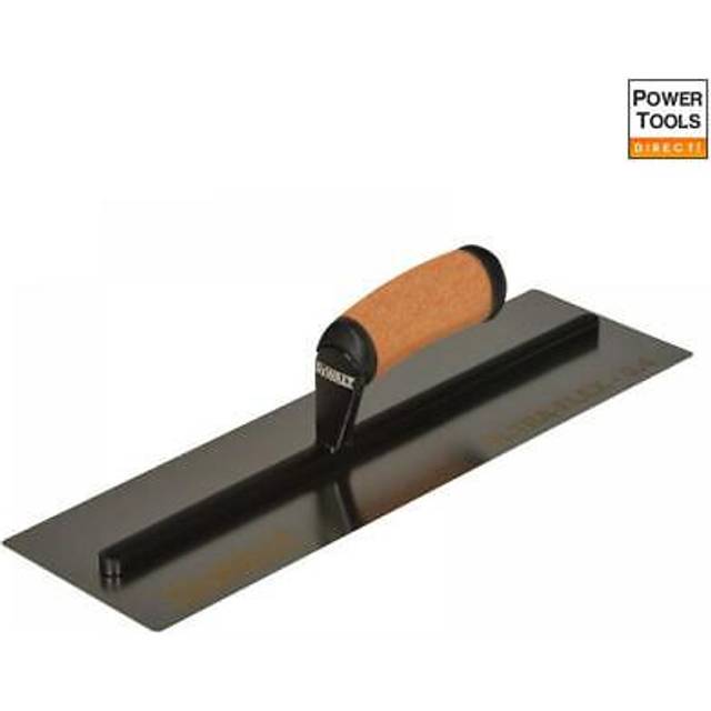 DeWALT 0.4mm FLEX Stainless Steel Flat Trowel, Leather Handle 16in EU 2-993