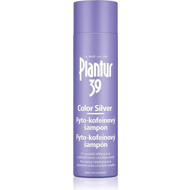 Plantur 39 Color Silver Koffeinschampo för neutralisering av gula toner 250 ml