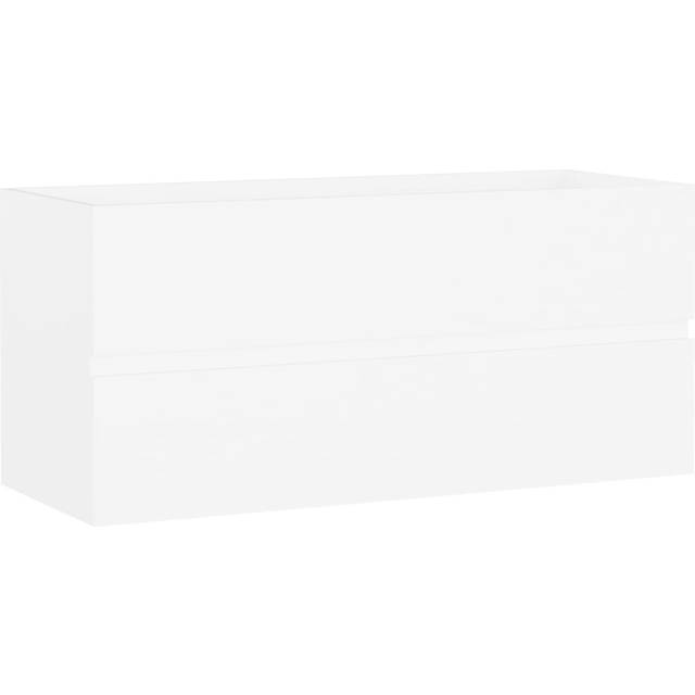 vidaXL Sink Cabinet White 100x38.5x45 cm Engineered Wood