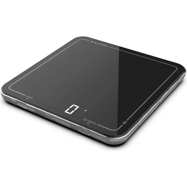 Salter Cook Electronic Digital Kitchen Scale with Bluetooth, 10kg, Black