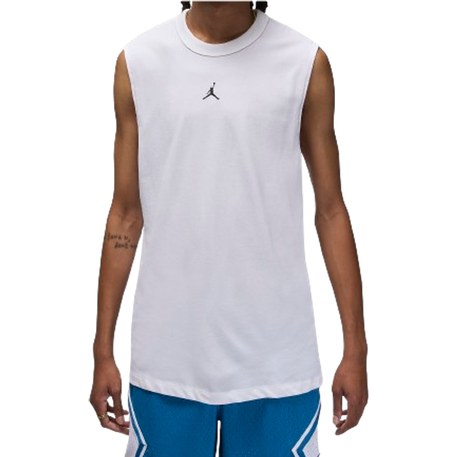 Nike Jordan Sport Men's Dri-FIT Sleeveless Top - White - Cotton/Polyester - XL