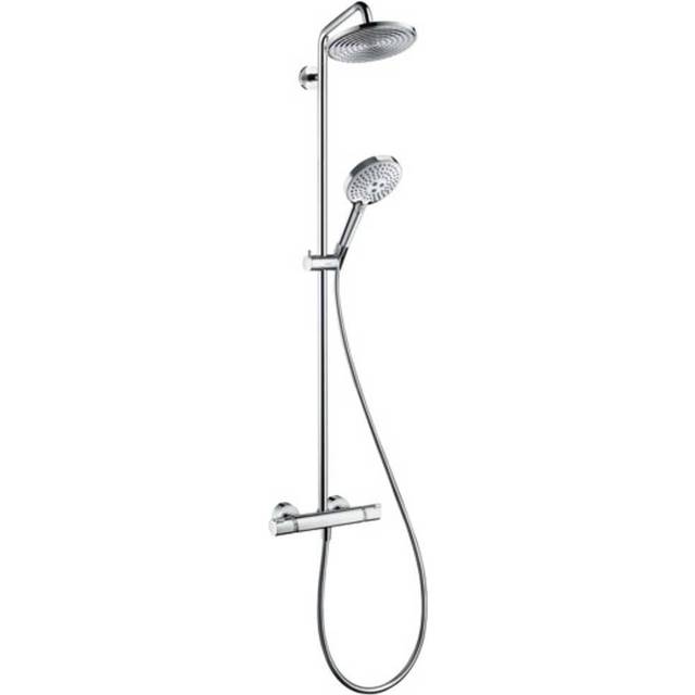 Hansgrohe Raindance S Chrome Showerpipe 240 1jet With Thermostatic Sho