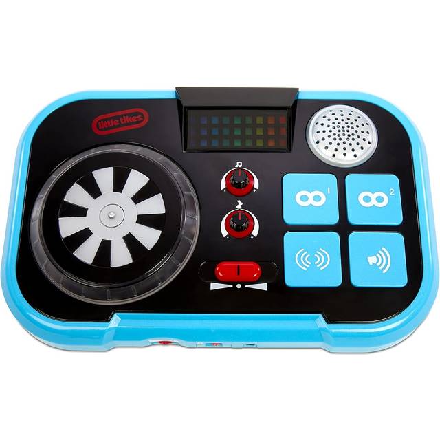 little tikes 654831EUC Real Jam Toy DJ Mixing Table with Case-Four Modes, Volume Control, Bluetooth Connectivity-Encourages Imaginative and Creat