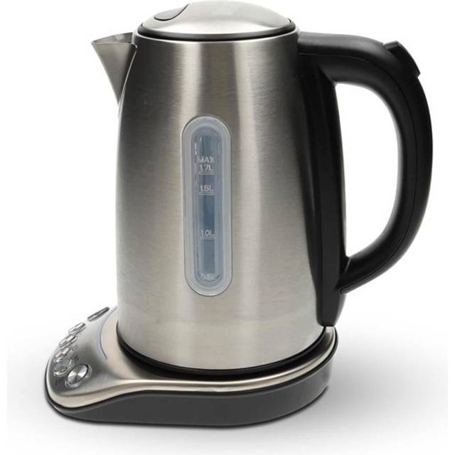 Nedis Smart Kettle 1.7L with Variable Temperature, Keep Warm Function, App & Voice Control Compatible with Alexa & Google Home, St...