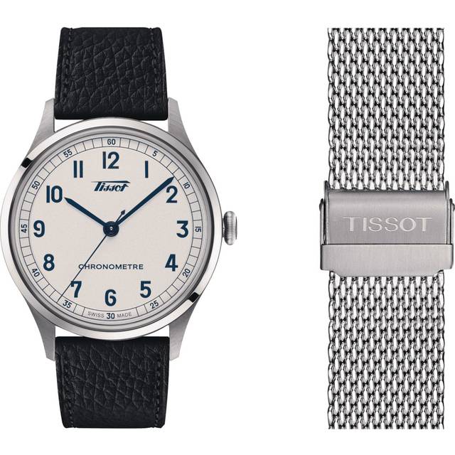 TISSOT Heritage 1938 Automatic COSC 39MM Men's Watch T142.464.16.032.00 / T1424641603200 - Silver - 39 mm