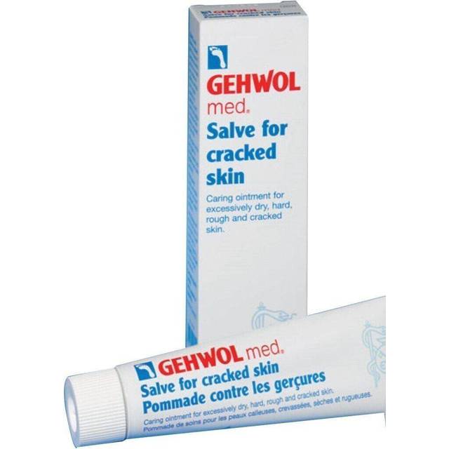 Gehwol Burksalva - Vårdande salva för förhårdnader, sprucken, torr och grov hud - fotvård - värdepaket - 125 ml