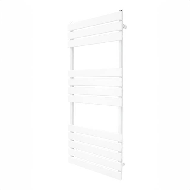 Monster Shop Flat Panel Towel Radiator - 1200Mm X 500Mm - White, White
