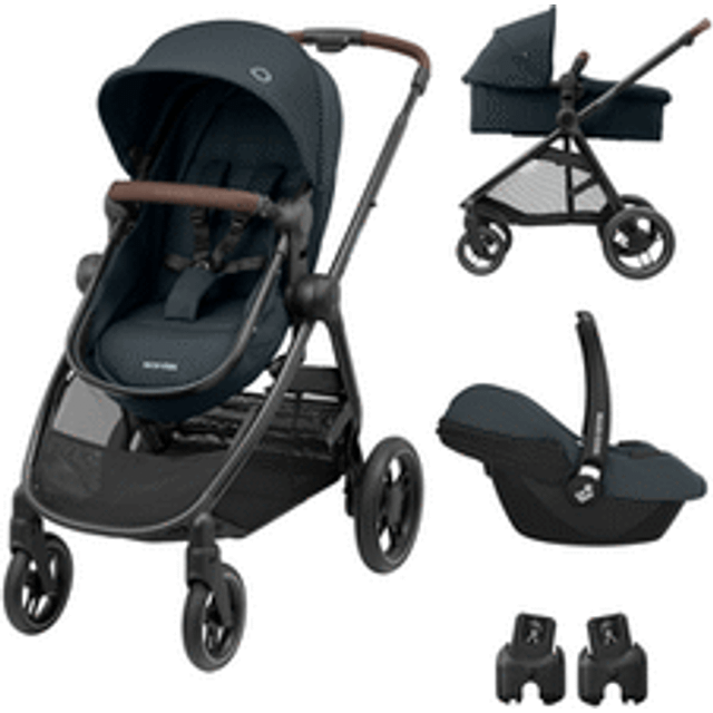 Maxi-Cosi Zelia3 Set Essential Graphite (Zelia3 & Cabriofix I-Size) - Grå