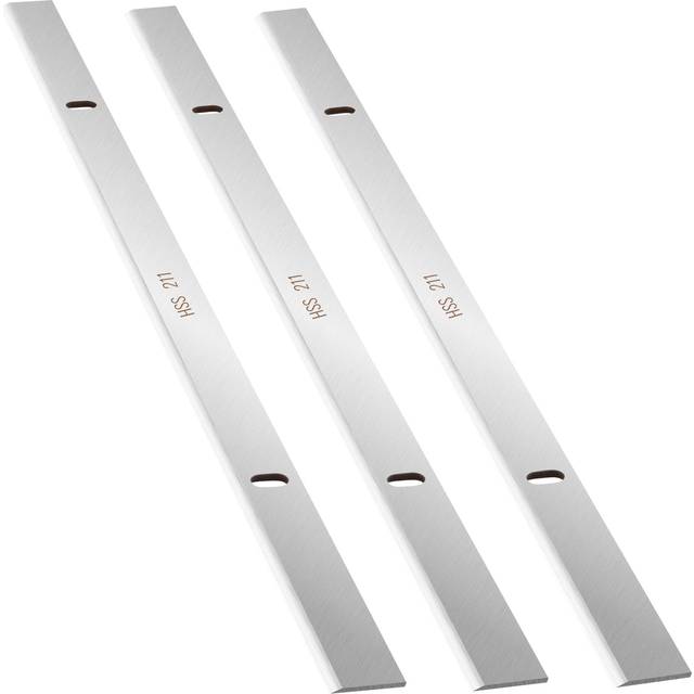 Vevor Planer Blades Knives, 13-inch Thickness Planer Knives, 2 mm Thickened High Speed Steel Replacement HRC55-60 Hardness, Convenient Mounting Holes