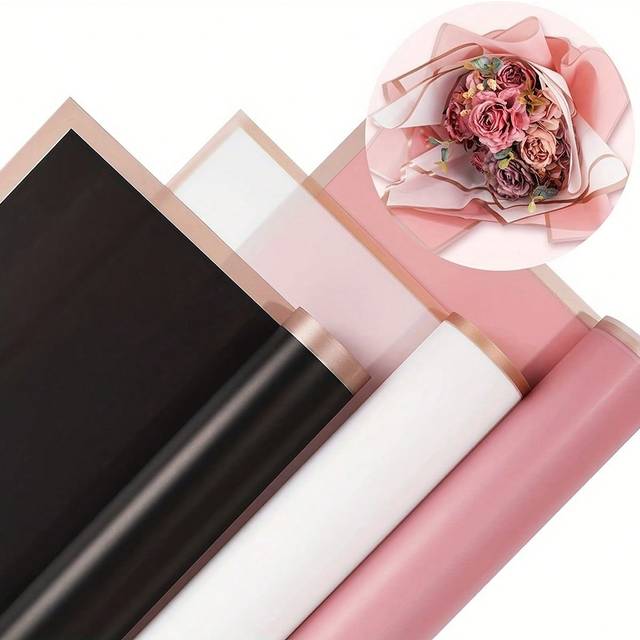 SHEIN 20pcs, Flower Package Waterproof Translucent Ist Paper Bouquet Packaging Material, Wrapping Paper, Tissue Paper, Lower Bouquet Supplies, Gift Wrapping