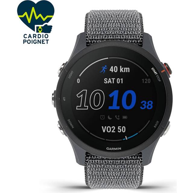 Connected GPS Running Watch Forerunner 255 With Nylon Bracelet