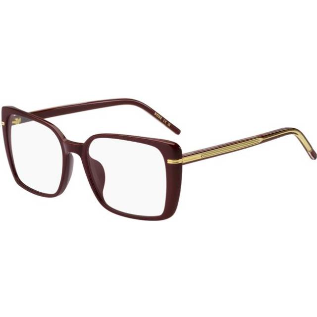 BOSS 1738/G Asian Fit LHF Women's Eyeglasses Burgundy Size 55 (Frame Only) - Blue Light Block Available (55)