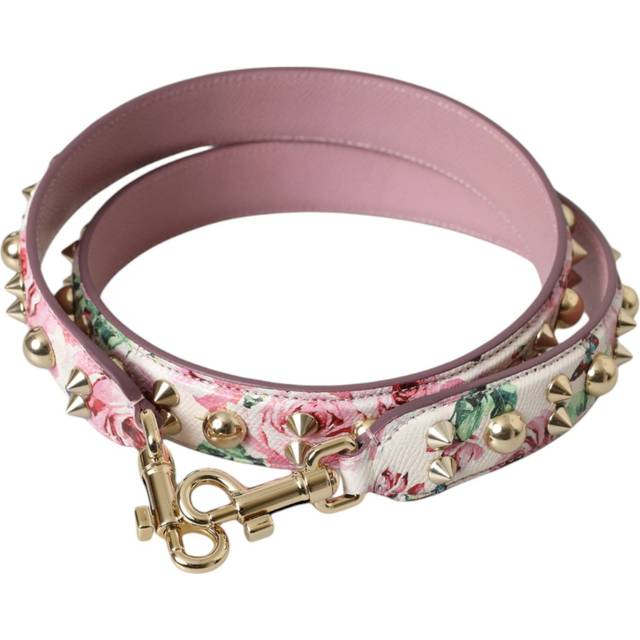 Dolce & Gabbana Women's Authentic Leather Shoulder Strap with Lobster Clasps Women - Pink Bags - Size: ONE size