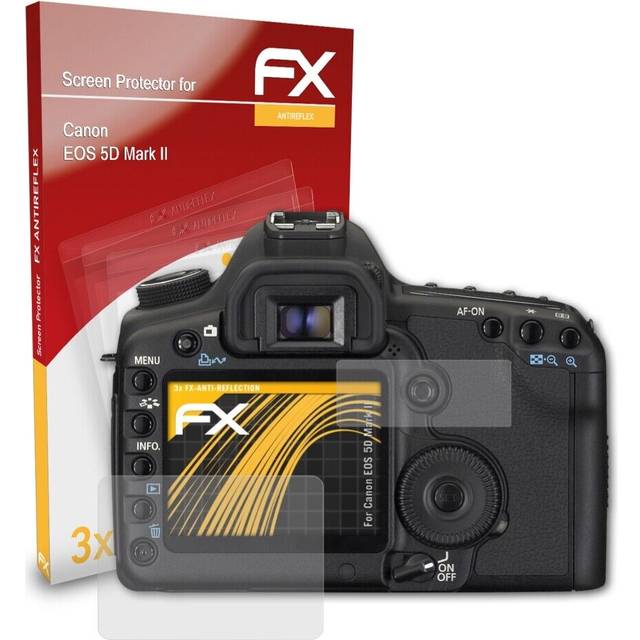 Atfolix 3x screen protection film for canon eos 5d mark ii matt&shockproof