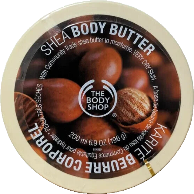 The body shop shea body butter 200ml very dry skin original formula discontinued