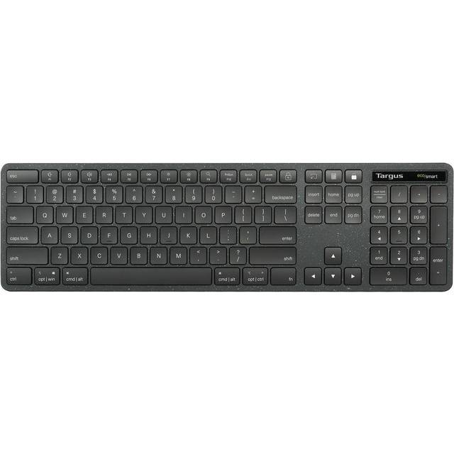 Targus EcoSmart - Tangentbord - full size - antimikrobiell - USB - QWERTY - Nordisk - svart