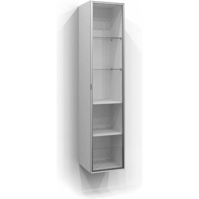 SVEDBERGS Dörr högskåp 34,7 x 1,6 x 159,7 cm (Typ: Matt klarglas Kulör: Aluminium matt)