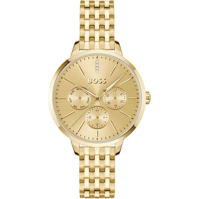 BOSS Symphony Quartz 38mm Stainless Steel and PVD Yellow Gold Ladies Watch 1502782