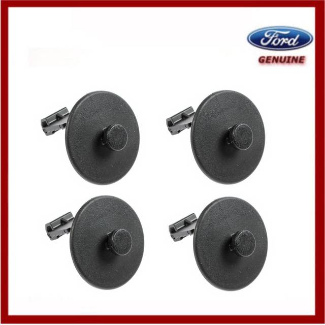 Genuine ford transit custom 2012 onwards front rubber floor mats fixing clips x4