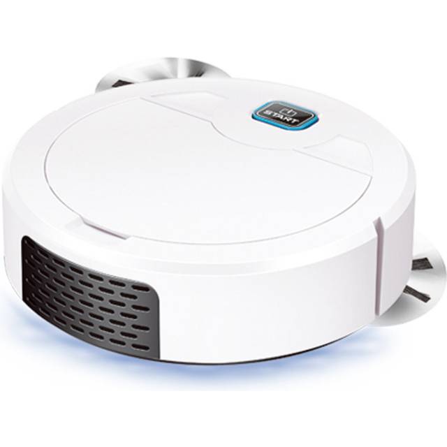 3 In 1 Smart Sweeping Robot Home Sweeper Sweeping and Vacuuming UV Wireless Vacuum Cleaner Sweeping Robots - White